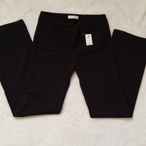 Black striped slacks